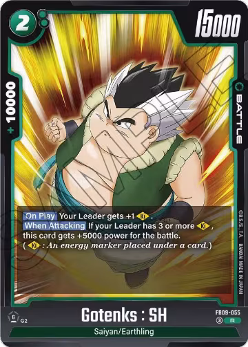 Gotenks : SH (FB09-055), Dual Evolution — DB Fusion card price