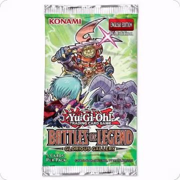 Battles of Legend: Glorious Gallery Booster Pack [1st Edition], Battles of Legend: Glorious Gallery — Yu-Gi-Oh! sealed product price