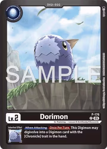Dorimon (P-176 P), Limited Card Pack -Another Knight- — Digimon card price