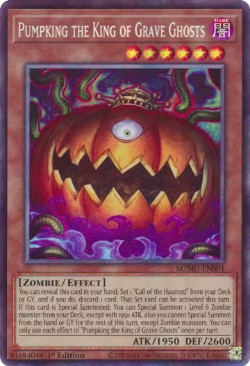 Pumpking the King of Grave Ghosts (Collector's Rare) (MZMU-EN001), Maze of Muertos — Yu-Gi-Oh! card price