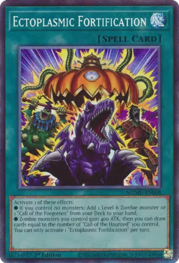 Ectoplasmic Fortification (Collector's Rare) (MZMU-EN008), Maze of Muertos — Yu-Gi-Oh! card price