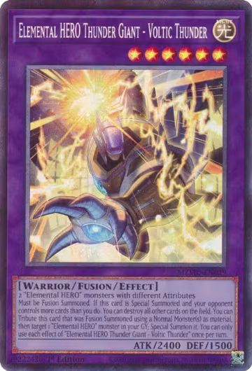 Elemental HERO Thunder Giant - Voltic Thunder (Collector's Rare) (MZMU-EN029), Maze of Muertos — Yu-Gi-Oh! card price