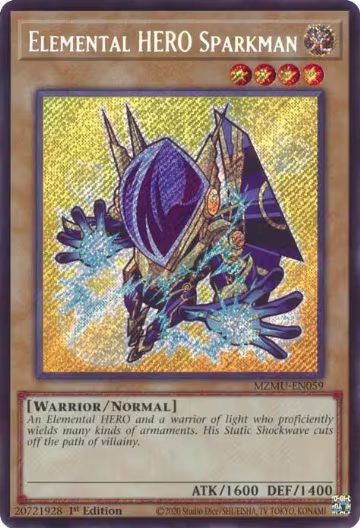 Elemental HERO Sparkman (MZMU-EN059), Maze of Muertos — Yu-Gi-Oh! card price