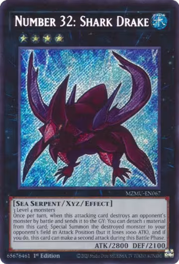 Number 32: Shark Drake (MZMU-EN067), Maze of Muertos — Yu-Gi-Oh! card price