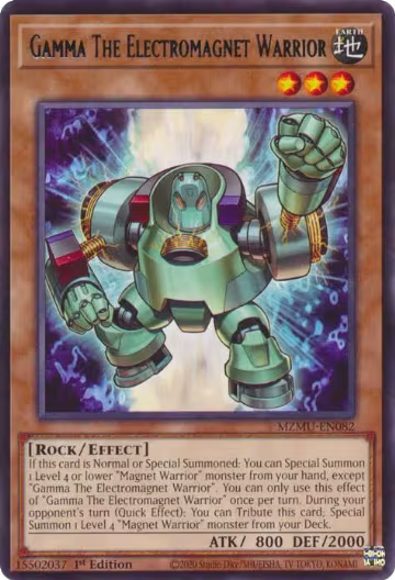 Gamma The Electromagnet Warrior (MZMU-EN082), Maze of Muertos — Yu-Gi-Oh! card price