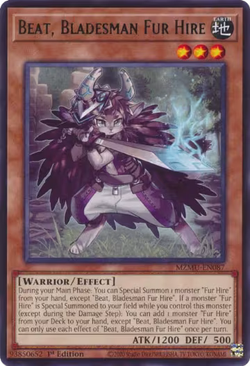 Beat, Bladesman Fur Hire (MZMU-EN087), Maze of Muertos — Yu-Gi-Oh! card price