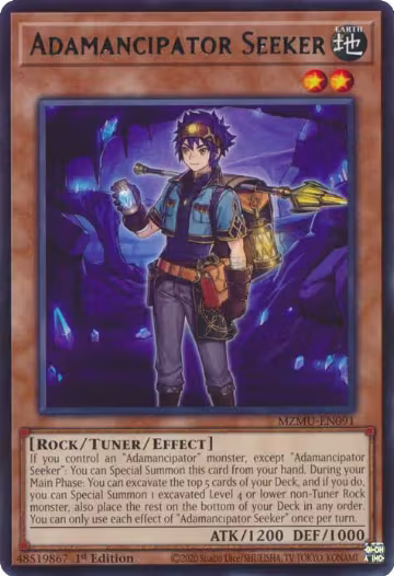 Adamancipator Seeker (MZMU-EN091), Maze of Muertos — Yu-Gi-Oh! card price