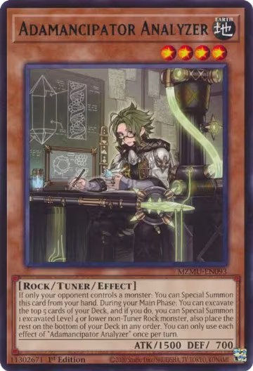 Adamancipator Analyzer (MZMU-EN093), Maze of Muertos — Yu-Gi-Oh! card price