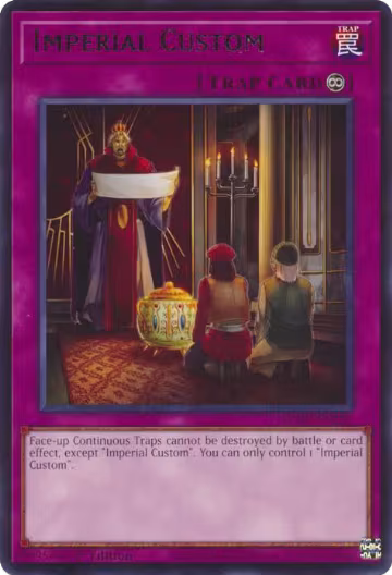 Imperial Custom (MZMU-EN120), Maze of Muertos — Yu-Gi-Oh! card price