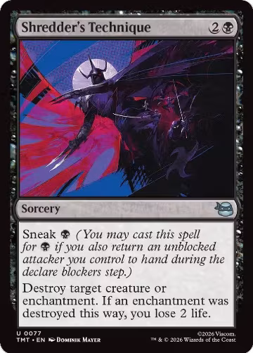 Shredder's Technique (77), Teenage Mutant Ninja Turtles — Magic card price