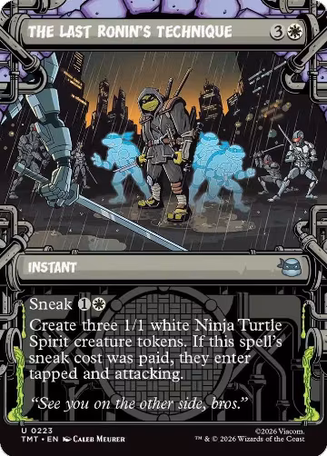 The Last Ronin's Technique (Showcase) (223), Teenage Mutant Ninja Turtles — Magic card price