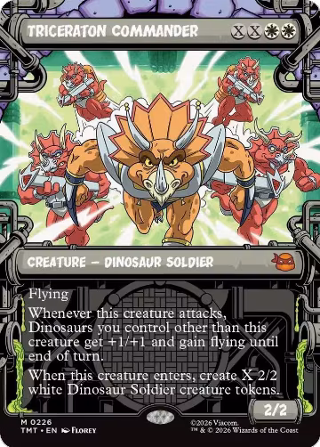 Triceraton Commander (Showcase) (226), Teenage Mutant Ninja Turtles — Magic card price