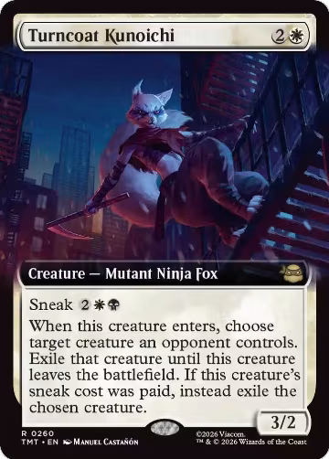 Turncoat Kunoichi (Extended Art) (260), Teenage Mutant Ninja Turtles — Magic card price