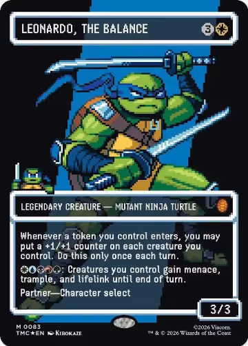 Leonardo, the Balance (0083) (Borderless) (Surge Foil) (83) — card price