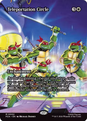 Teleportation Circle (Borderless) (2), Teenage Mutant Ninja Turtles Source Material — Magic card price