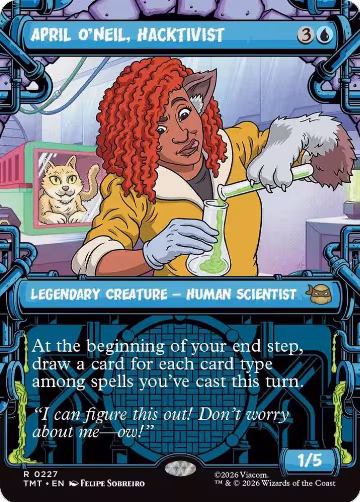 April O'Neil, Hacktivist (0227) (Showcase) (227), Teenage Mutant Ninja Turtles — Magic card price