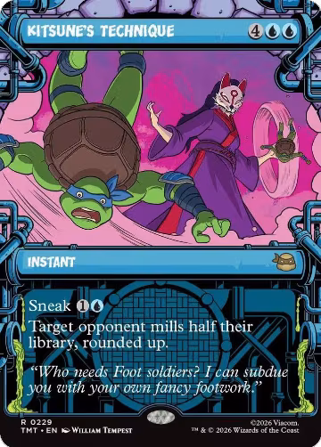 Kitsune's Technique (Showcase) (229), Teenage Mutant Ninja Turtles — Magic card price
