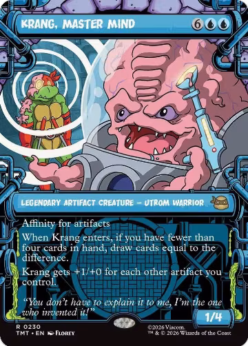 Krang, Master Mind (Showcase) (230), Teenage Mutant Ninja Turtles — Magic card price