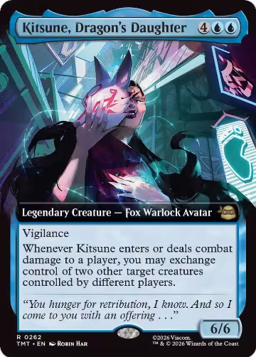 Kitsune, Dragon's Daughter (Extended Art) (262), Teenage Mutant Ninja Turtles — Magic card price