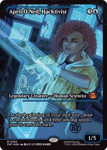 April O'Neil, Hacktivist (0282) (Showcase) (282), Teenage Mutant Ninja Turtles — Magic card price