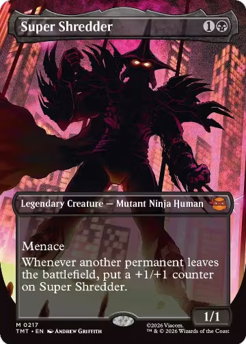 Super Shredder (Borderless) (217), Teenage Mutant Ninja Turtles — Magic card price