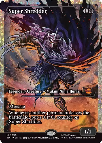 Super Shredder (Showcase) (Fracture Foil) (295) — card price