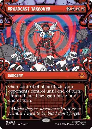 Broadcast Takeover (Showcase) (234), Teenage Mutant Ninja Turtles — Magic card price