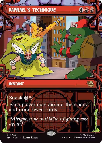 Raphael's Technique (Showcase) (237), Teenage Mutant Ninja Turtles — Magic card price