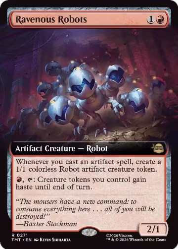 Ravenous Robots (Extended Art) (271), Teenage Mutant Ninja Turtles — Magic card price