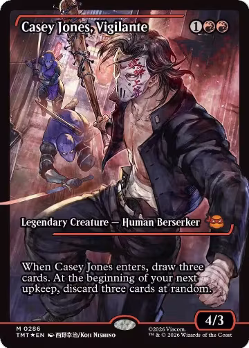 Casey Jones, Vigilante (0286) (Showcase) (286), Teenage Mutant Ninja Turtles — Magic card price