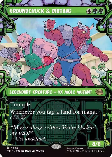 Groundchuck & Dirtbag (Showcase) (238), Teenage Mutant Ninja Turtles — Magic card price