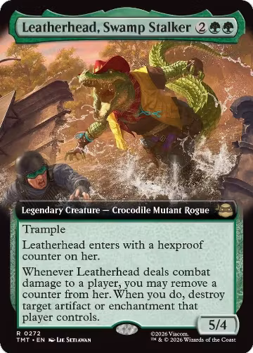 Leatherhead, Swamp Stalker (Extended Art) (272), Teenage Mutant Ninja Turtles — Magic card price