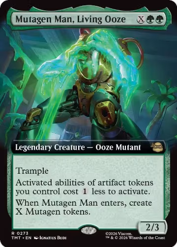 Mutagen Man, Living Ooze (Extended Art) (273), Teenage Mutant Ninja Turtles — Magic card price