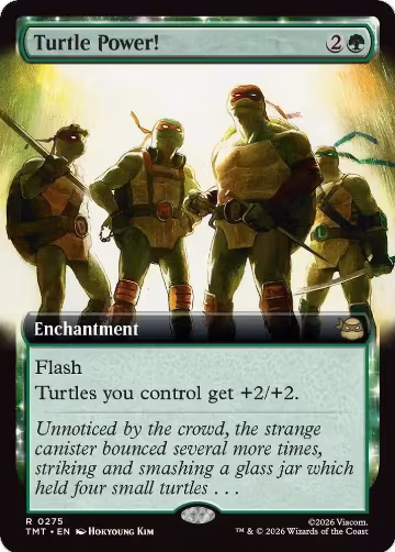 Turtle Power! (Extended Art) (275), Teenage Mutant Ninja Turtles — Magic card price