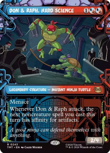 Don & Raph, Hard Science (Showcase) (243), Teenage Mutant Ninja Turtles — Magic card price