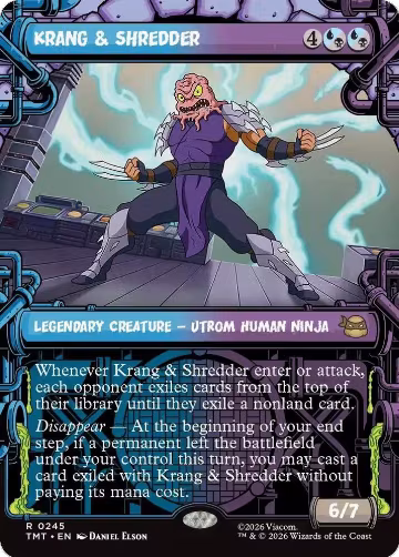 Krang & Shredder (Showcase) (245), Teenage Mutant Ninja Turtles — Magic card price