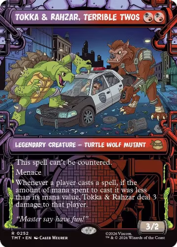 Tokka & Rahzar, Terrible Twos (Showcase) (252), Teenage Mutant Ninja Turtles — Magic card price