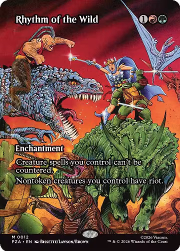 Rhythm of the Wild (Borderless) (12), Teenage Mutant Ninja Turtles Source Material — Magic card price
