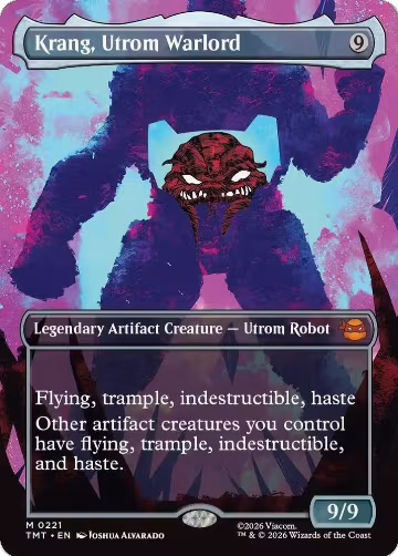 Krang, Utrom Warlord (Borderless) (221), Teenage Mutant Ninja Turtles — Magic card price