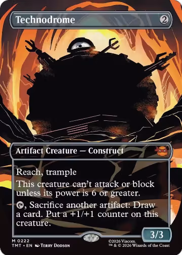 Technodrome (Borderless) (222), Teenage Mutant Ninja Turtles — Magic card price