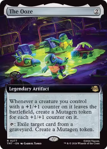 The Ooze (Extended Art) (277), Teenage Mutant Ninja Turtles — Magic card price