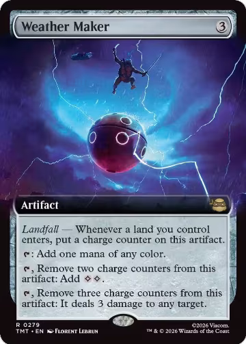 Weather Maker (Extended Art) (279), Teenage Mutant Ninja Turtles — Magic card price