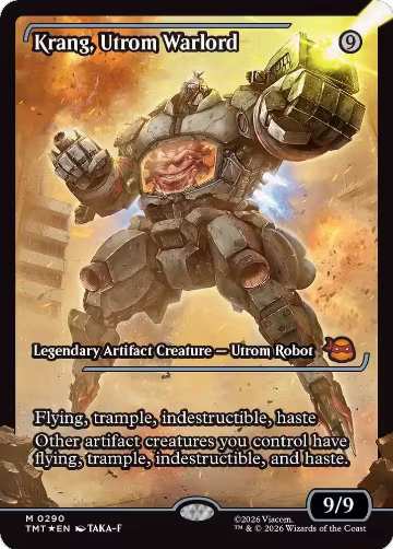 Krang, Utrom Warlord (Showcase) (290), Teenage Mutant Ninja Turtles — Magic card price