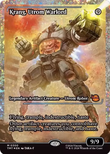 Krang, Utrom Warlord (Showcase) (Fracture Foil) (300) — card price