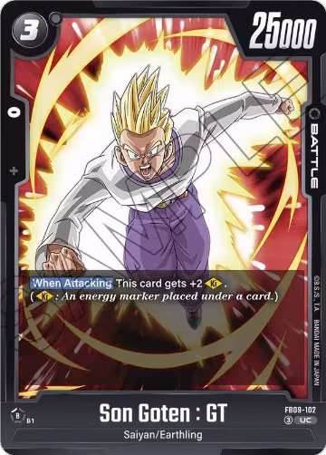Son Goten : GT - FB09-102 (FB09-102), Dual Evolution — DB Fusion card price