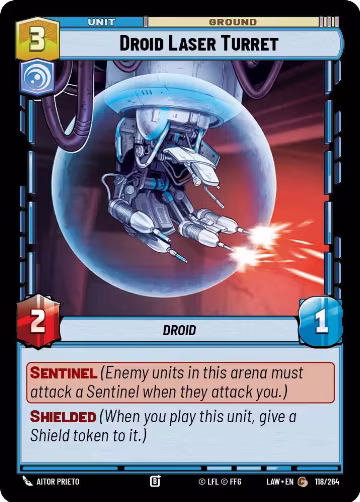 Droid Laser Turret (118/264), A Lawless Time — Star Wars card price