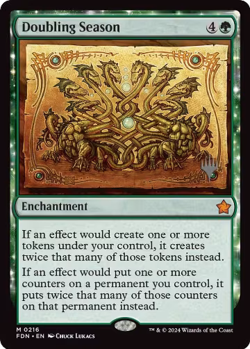 Doubling Season (216), Promo Pack: Lorwyn Eclipsed — Magic card price