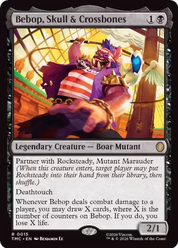 Bebop, Skull & Crossbones (15), Commander: Teenage Mutant Ninja Turtles — Magic card price