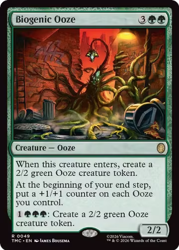 Biogenic Ooze (49), Commander: Teenage Mutant Ninja Turtles — Magic card price
