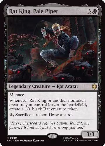 Rat King, Pale Piper (19), Commander: Teenage Mutant Ninja Turtles — Magic card price